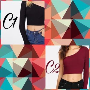 Shoulder Crop Top